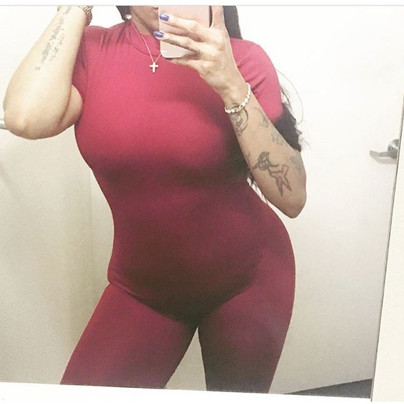 Red Jumpsuit - Picture 6 of 7